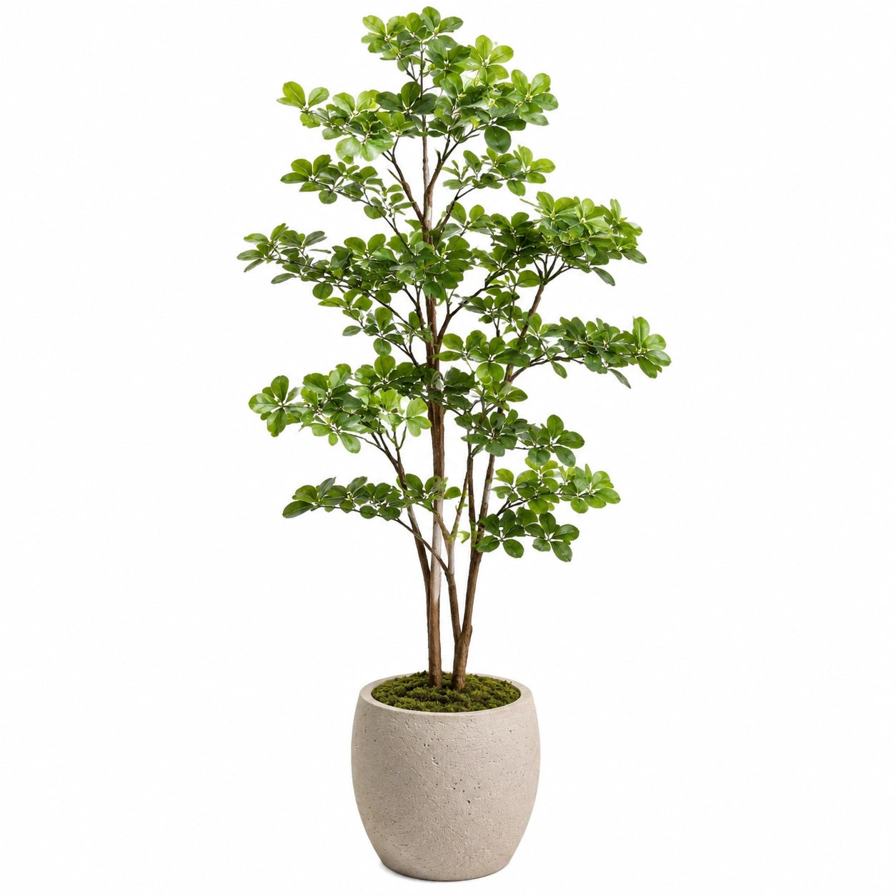 Arbre artificiel en pot 180 cm feuillage vert décoration intérieure