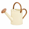 Arrosoir 9 L en métal crème avec pommeau cuivre - style classique
