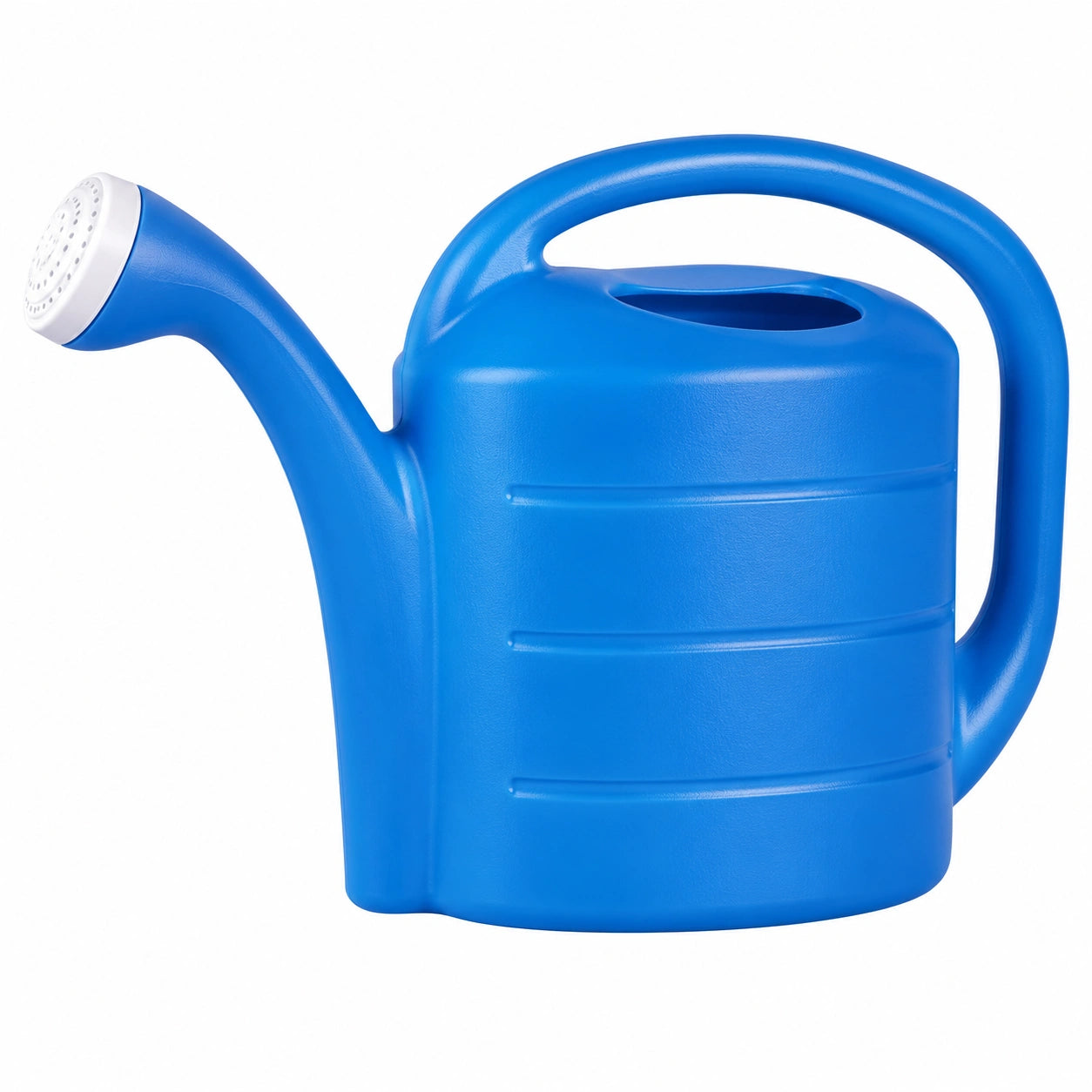 Arrosoir 10 L en plastique bleu à pomme d’arrosage pour jardin